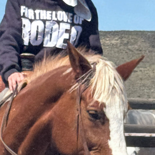For the Love of Rodeo Limited Edition Mock Neck Pocketed Sweatshirt